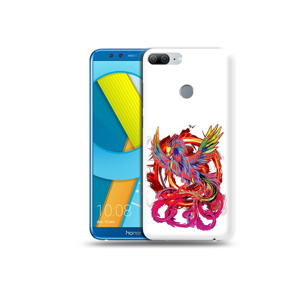 

Чехол MyPads Tocco для Huawei Honor 9 Lite красочный феникс (PT117118.56.414), Прозрачный, Tocco