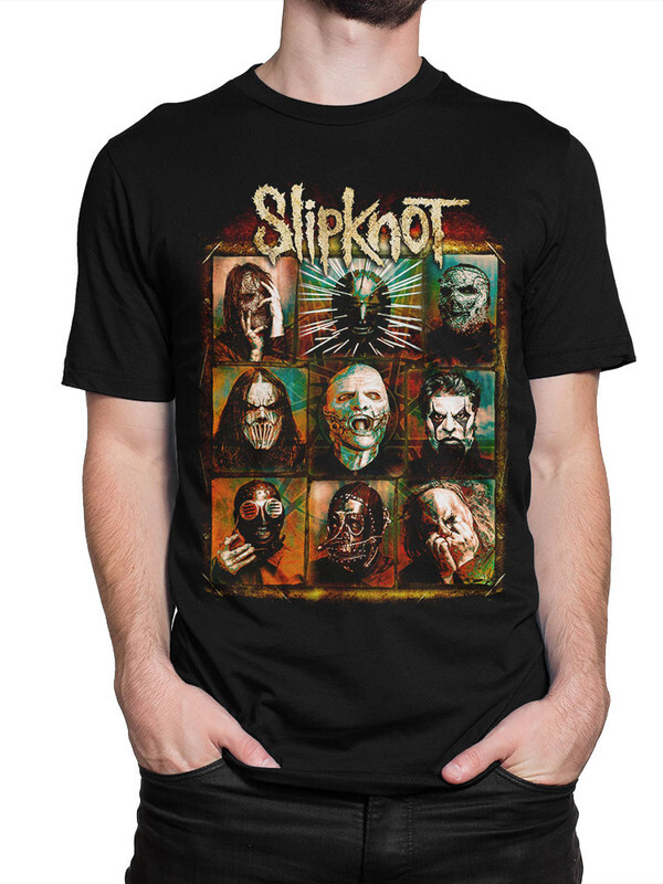 фото Футболка мужская design heroes slipknot черная 2xl