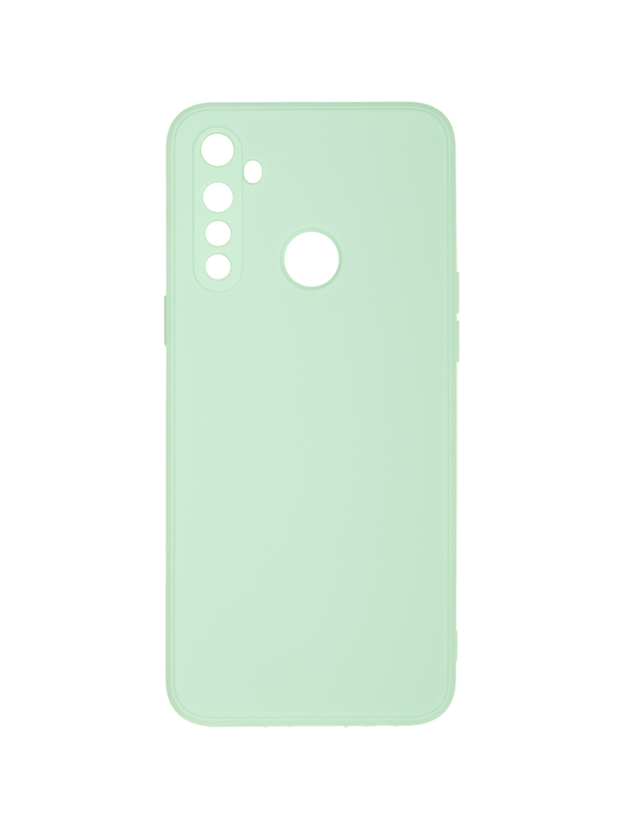 

Чехол для realme 5, realme 6i, realme c3 с микрофиброй, мятный, Зеленый, ZSMF-RLM-5