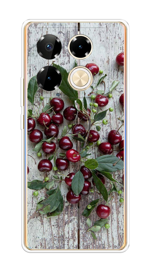

Чехол на Infinix Note 40 Pro "Вишня", Бордовый;зеленый;серый, 3105750-1