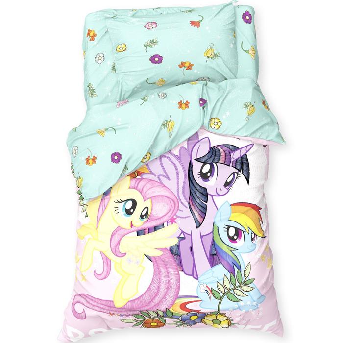 Hasbro Постельное бельё 1,5 сп «Pony team» My Little Pony 143x215 см, 150x214 см, 50x70 см