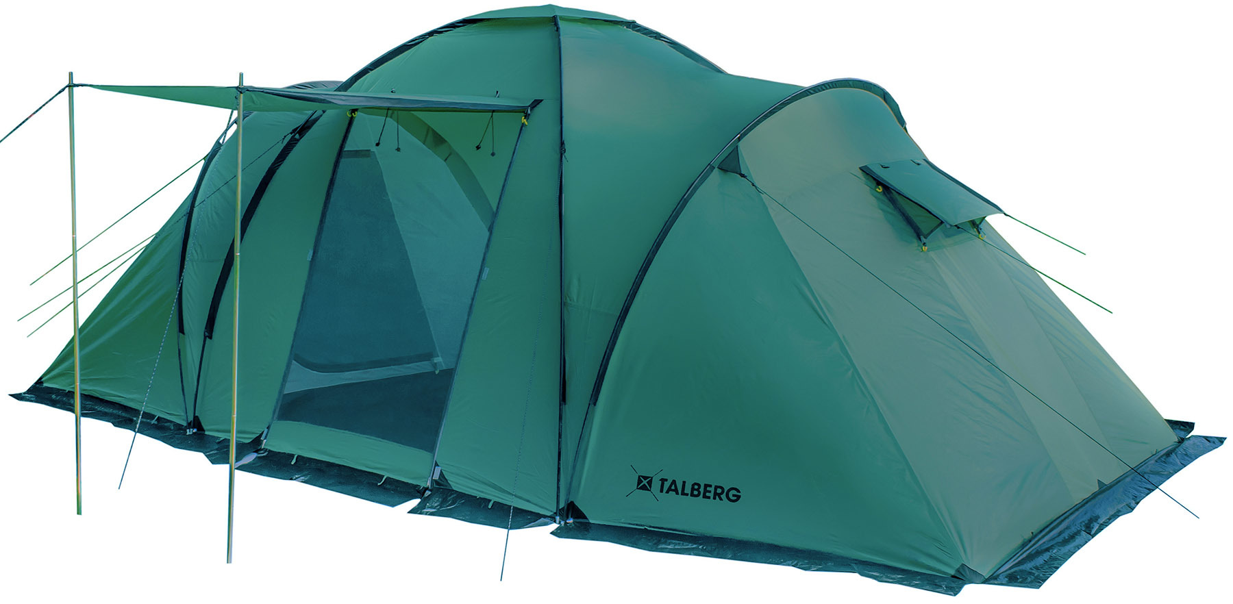 фото Палатка кемпинговая talberg talberg base 6 мест зеленый
