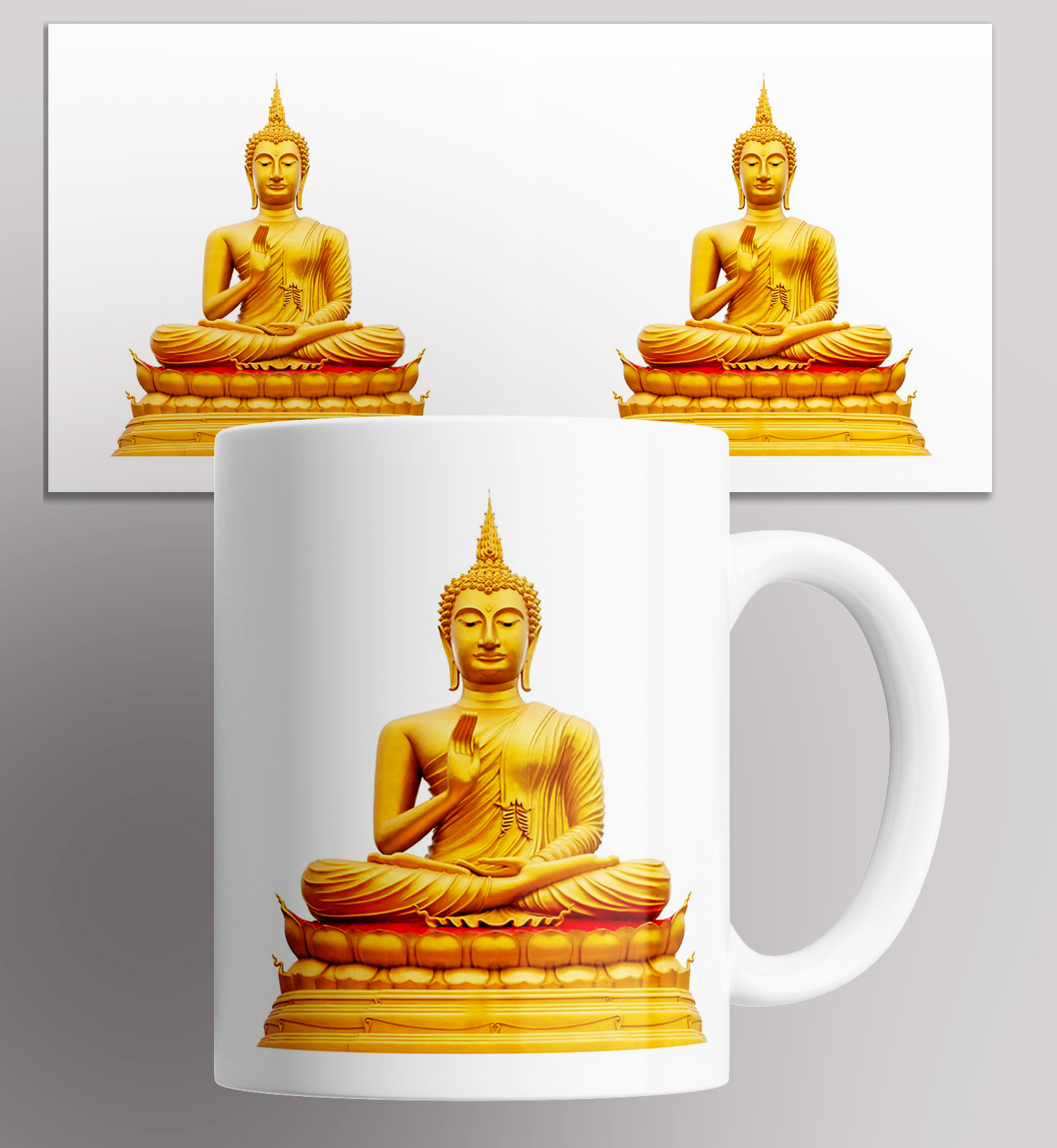 

Кружка с принтом монах будда buddha 330 мл, Кружка с принтом монах Будда/Buddha 330 мл