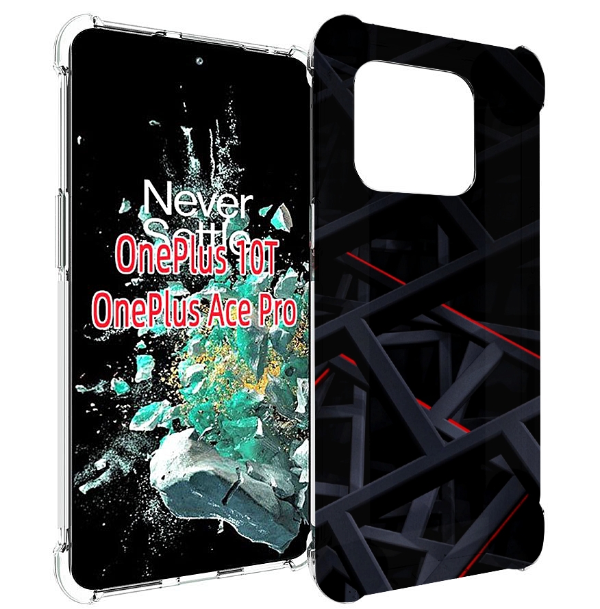 

Чехол MyPads Геометрия для OnePlus 10T, Прозрачный, Tocco