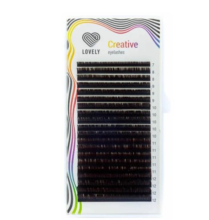 

Ресницы Lovely Dark Chocolate D 0.07 15 мм, Коричневый, 4627148845490
