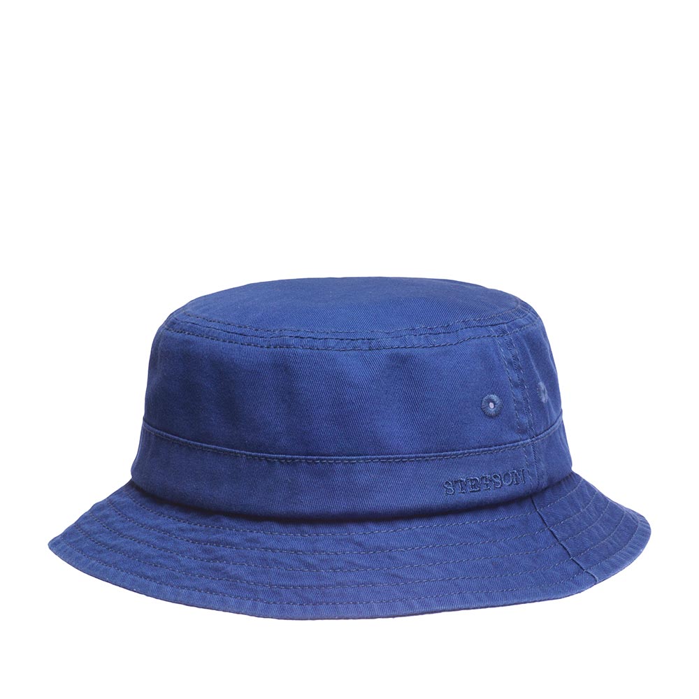 Панама унисекс Stetson 1811110BUCKETCOTTONTWILL синяя, р.59