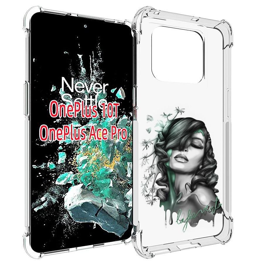 

Чехол MyPads Девушка 2 для OnePlus 10T, Прозрачный, Tocco