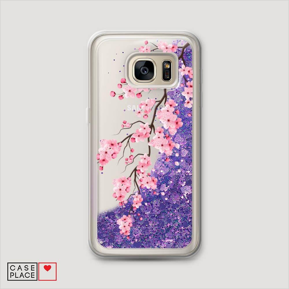 

Чехол Awog "Розовая сакура" на Samsung Galaxy S7 Edge, 24692-1