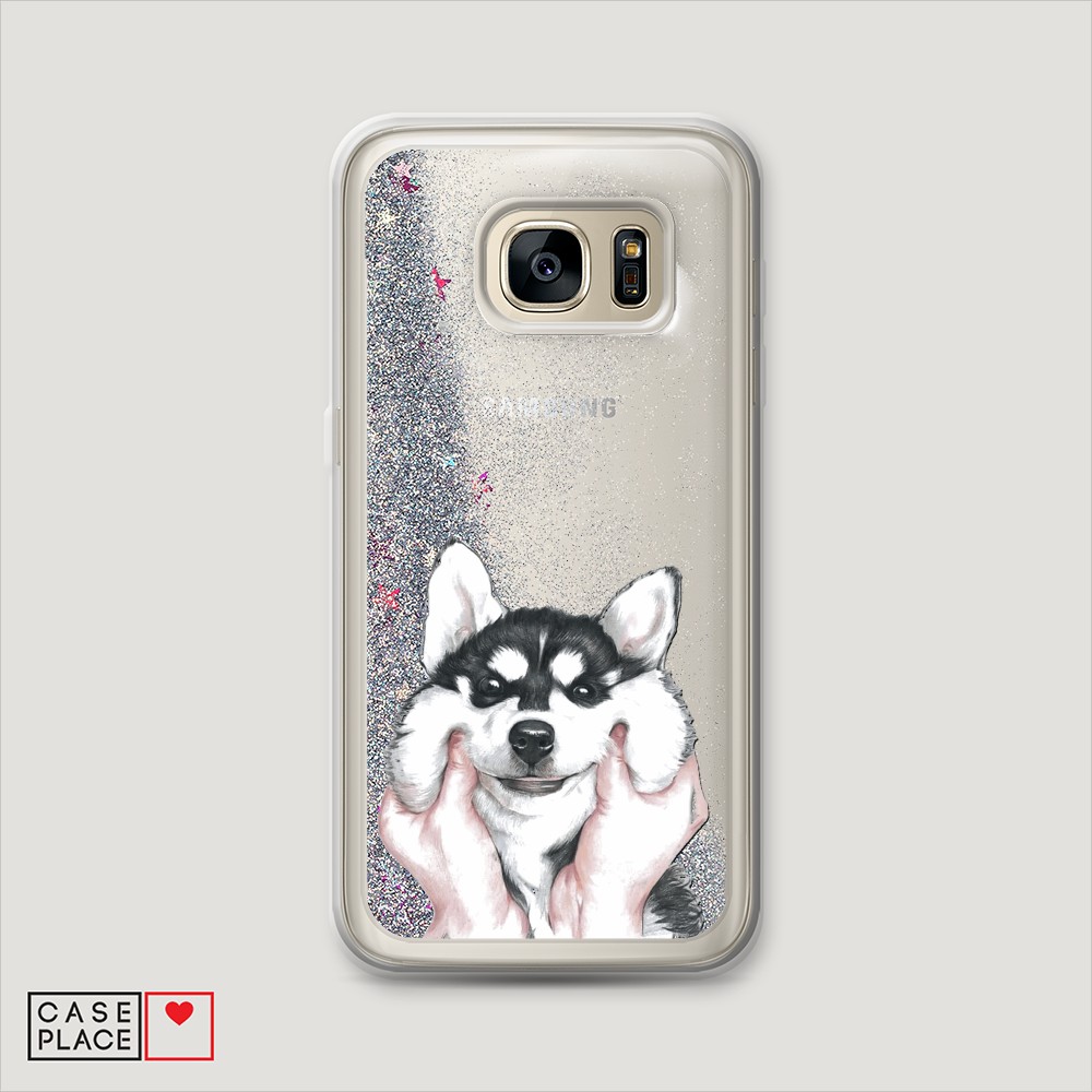 

Чехол Awog на Samsung Galaxy S7 Edge "Щечки хаски", Разноцветный, 24691-1