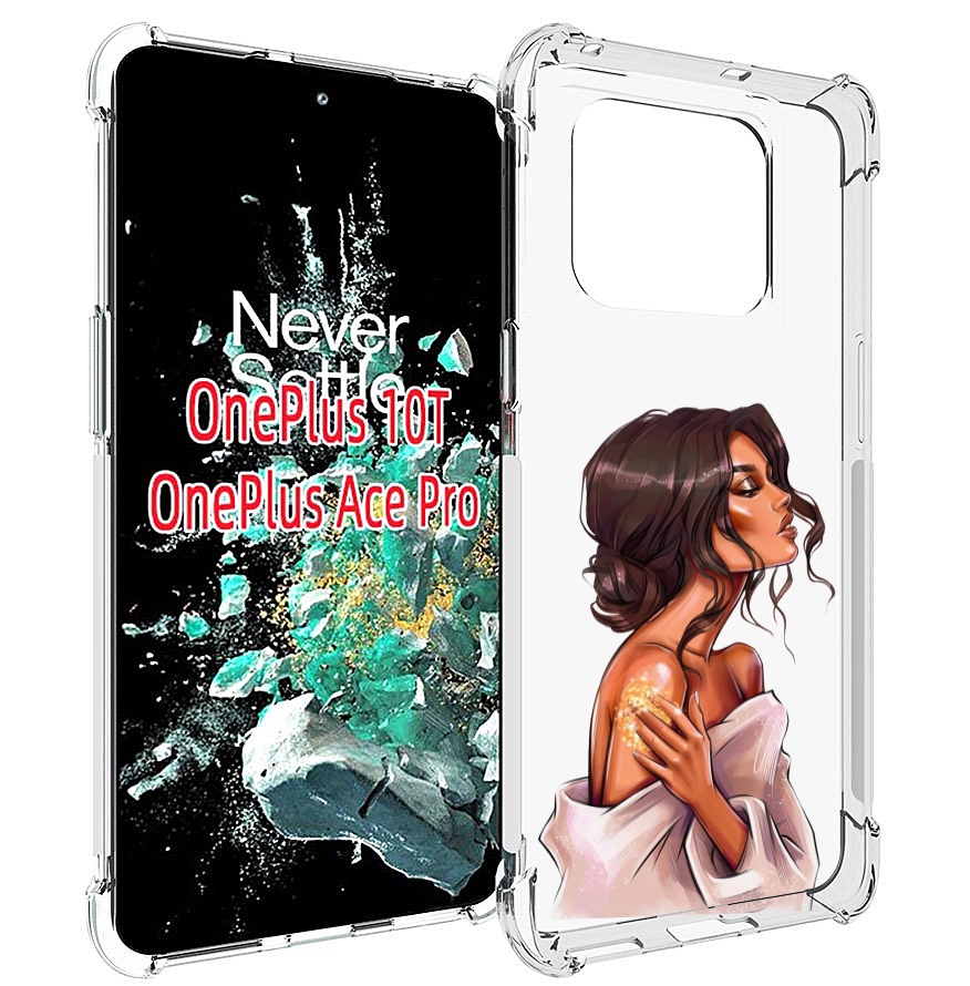 

Чехол MyPads Девушка-нежная женский для OnePlus 10T, Прозрачный, Tocco