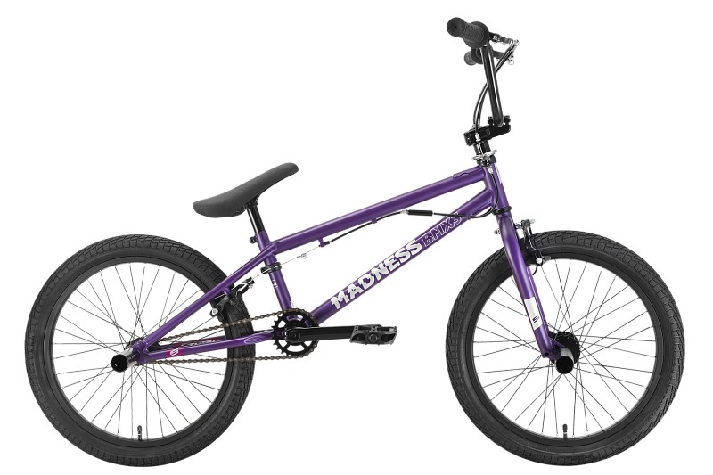 

Экстремальный велосипед Stark Madness BMX 3, год 2022, цвет Фиолетовый-Серебристый