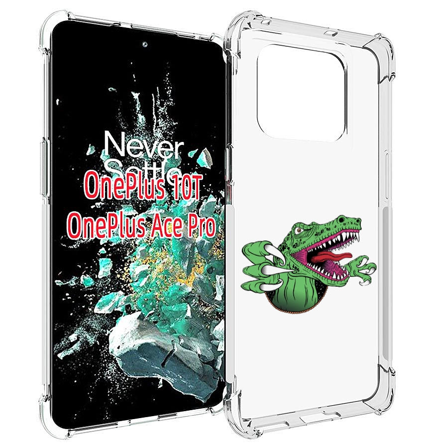 

Чехол MyPads Динозавр для OnePlus 10T, Прозрачный, Tocco
