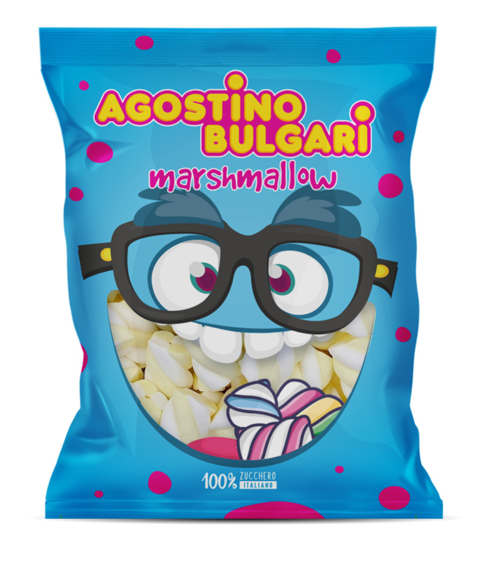 

Суфле AGOSTINO BULGARI Косички бело-желтые, 1 кг