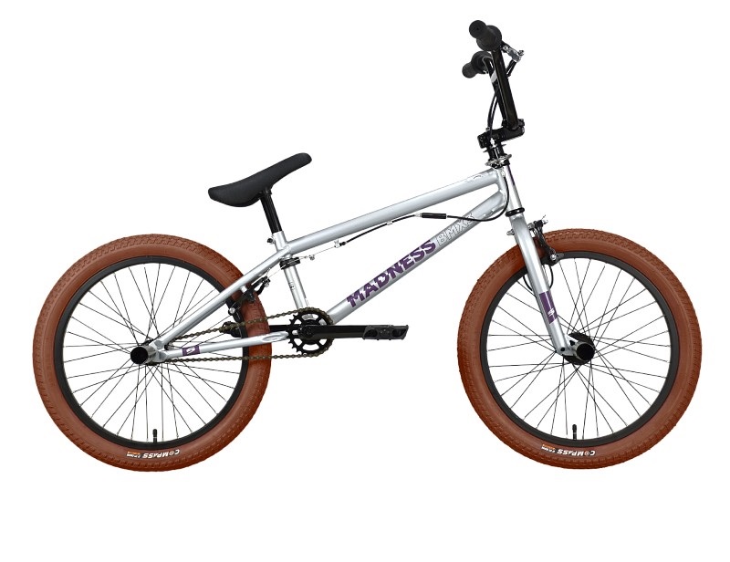 

Экстремальный велосипед Stark Madness BMX 3, год 2023, цвет Серебристый-Фиолетовый, Фиолетовый;серебристый, Madness BMX 3