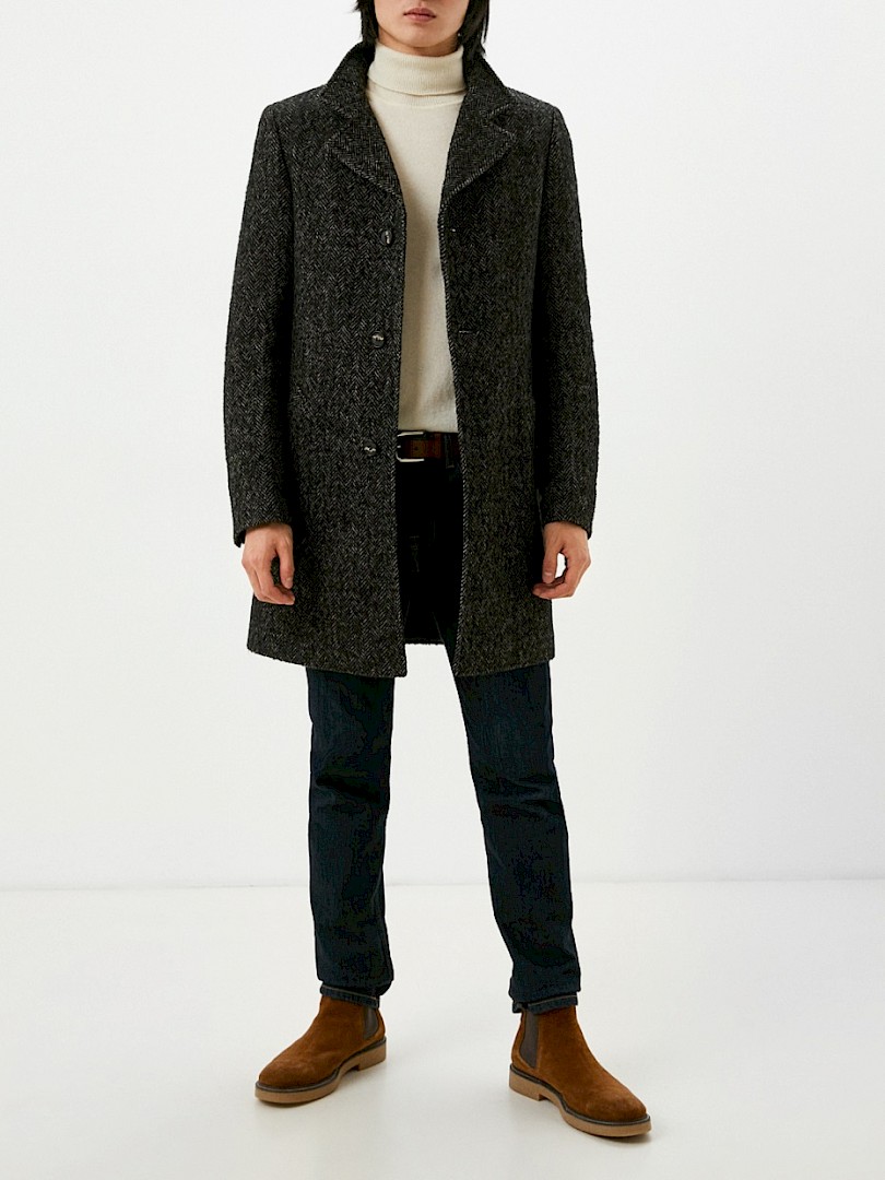 

Пальто мужское Berkytt 105/2 Д216 черное 92/170, Черный, 105/2 Д216