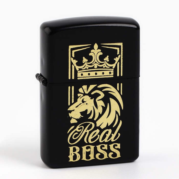 Зажигалка бензиновая maclay Real boss, 5,5 х 3,5 см.