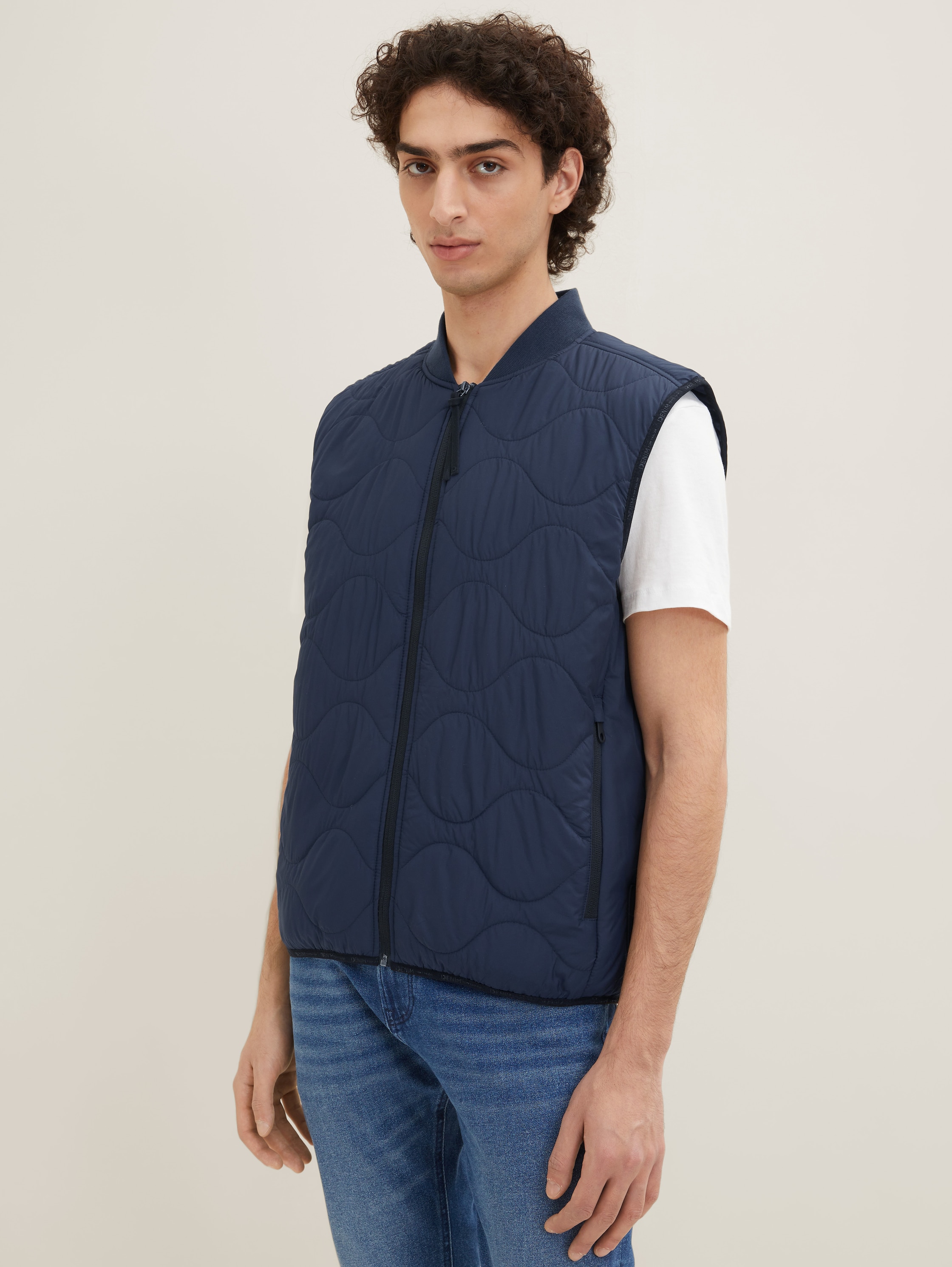 

Утепленный жилет мужской TOM TAILOR 1034447 синий 2XL, 1034447