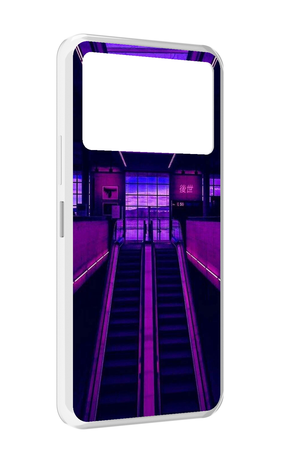 

Чехол MyPads фиолетовый эскалатор для Infinix NOTE 12 VIP (X672), Прозрачный, Tocco