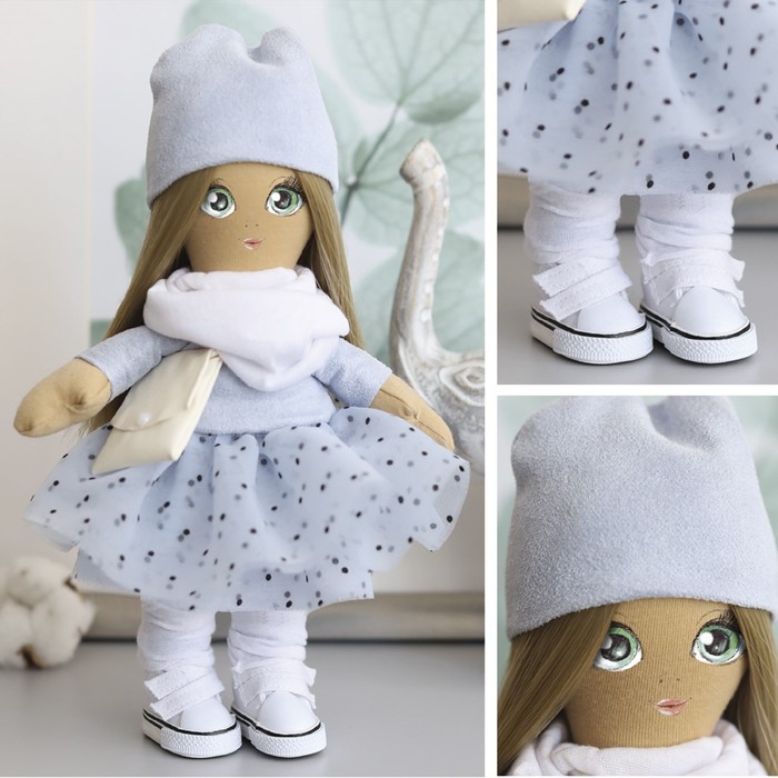 Набор для шитья куклы Арт Узор Мягкая Одри, 21х0,5х29,7 см, подложка, пакет