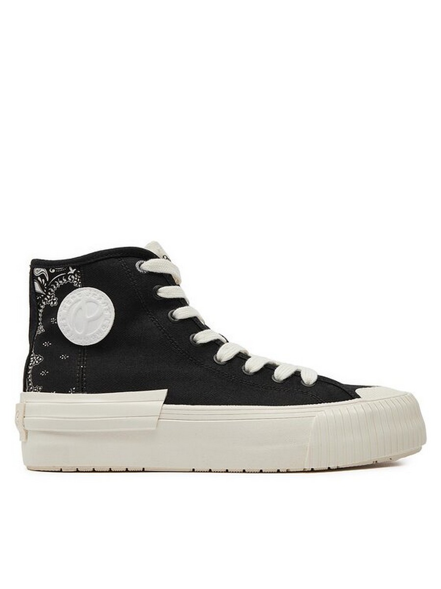 

Кеды женские Pepe Jeans London Samoi Divided PLS31554 черные 40 EU, Черный, Samoi Divided PLS31554