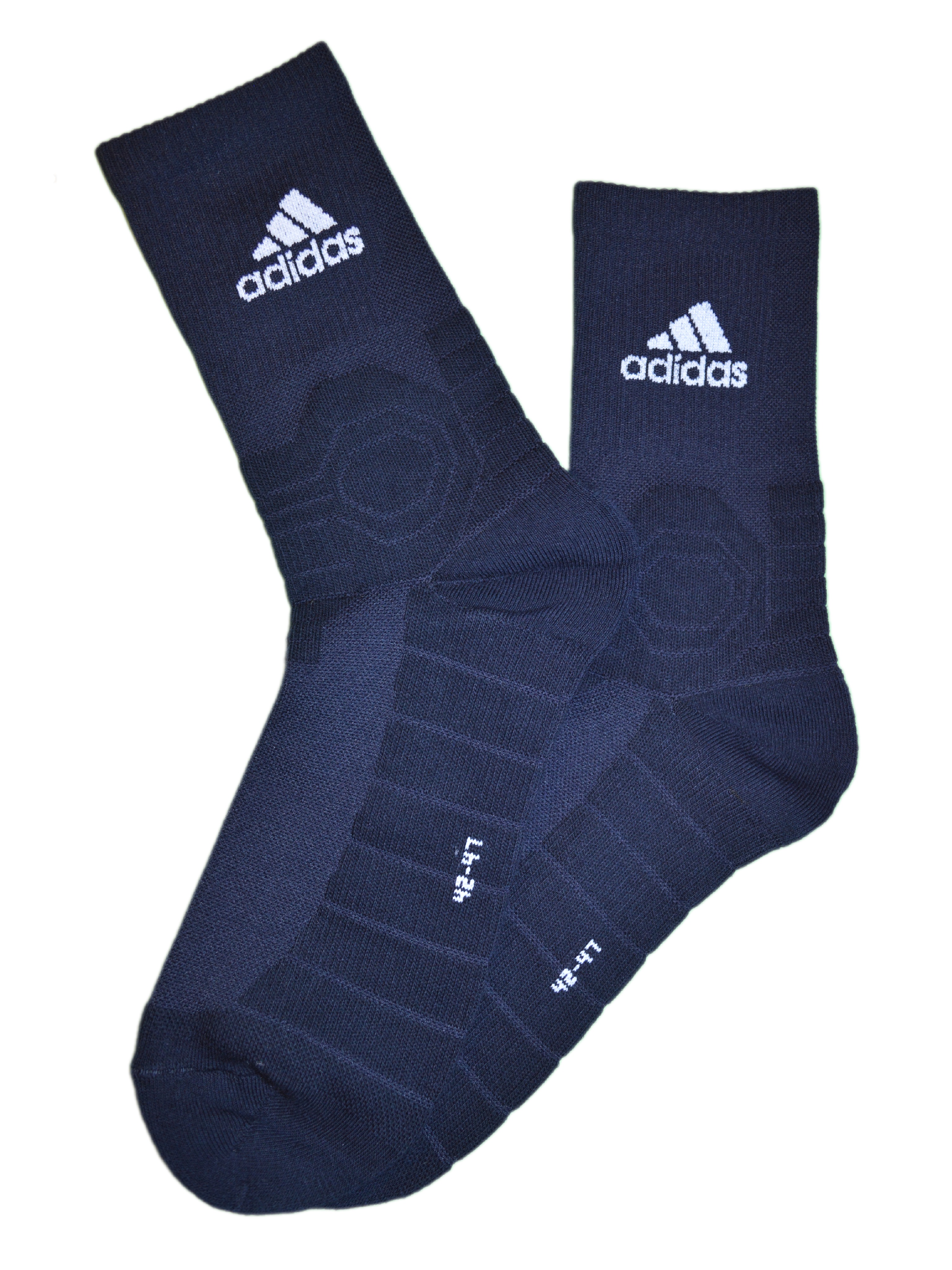 

Носки унисекс adidas AD-F-A8041 синие 42-47, Синий, AD-F-A8041