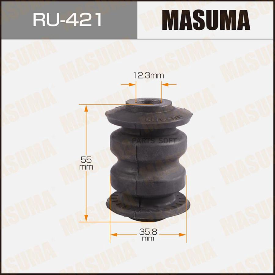 

MASUMA RU421 Сайлентблок MASUMA CUBE/ Z10/ MARCH/ K11/ front low