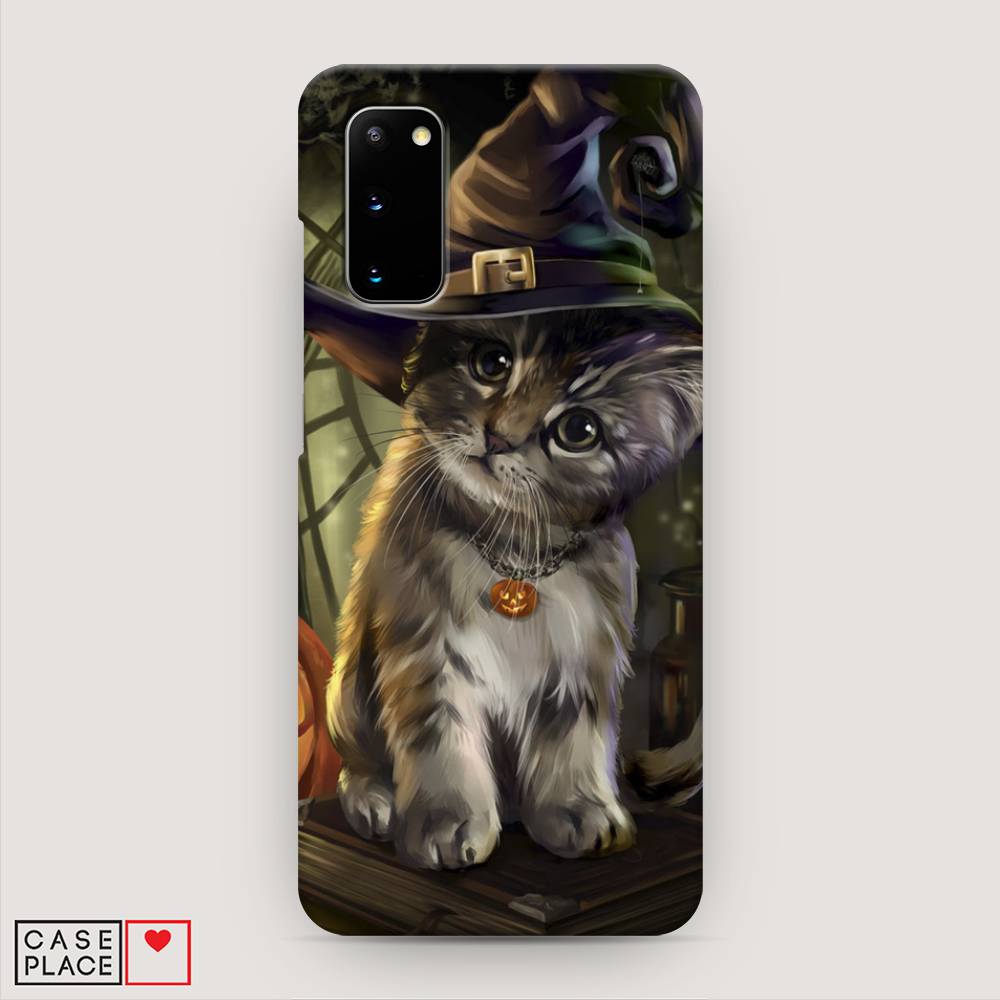 

Пластиковый чехол "Кот на Хэллоуин" на Samsung Galaxy S20, 29220-1