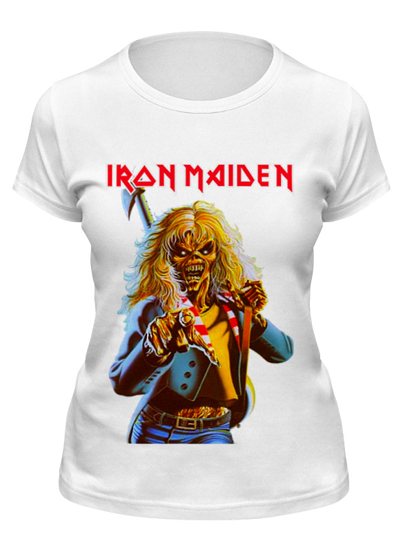 

Футболка женская Printio Iron maiden band белая XL, Белый, Iron maiden band