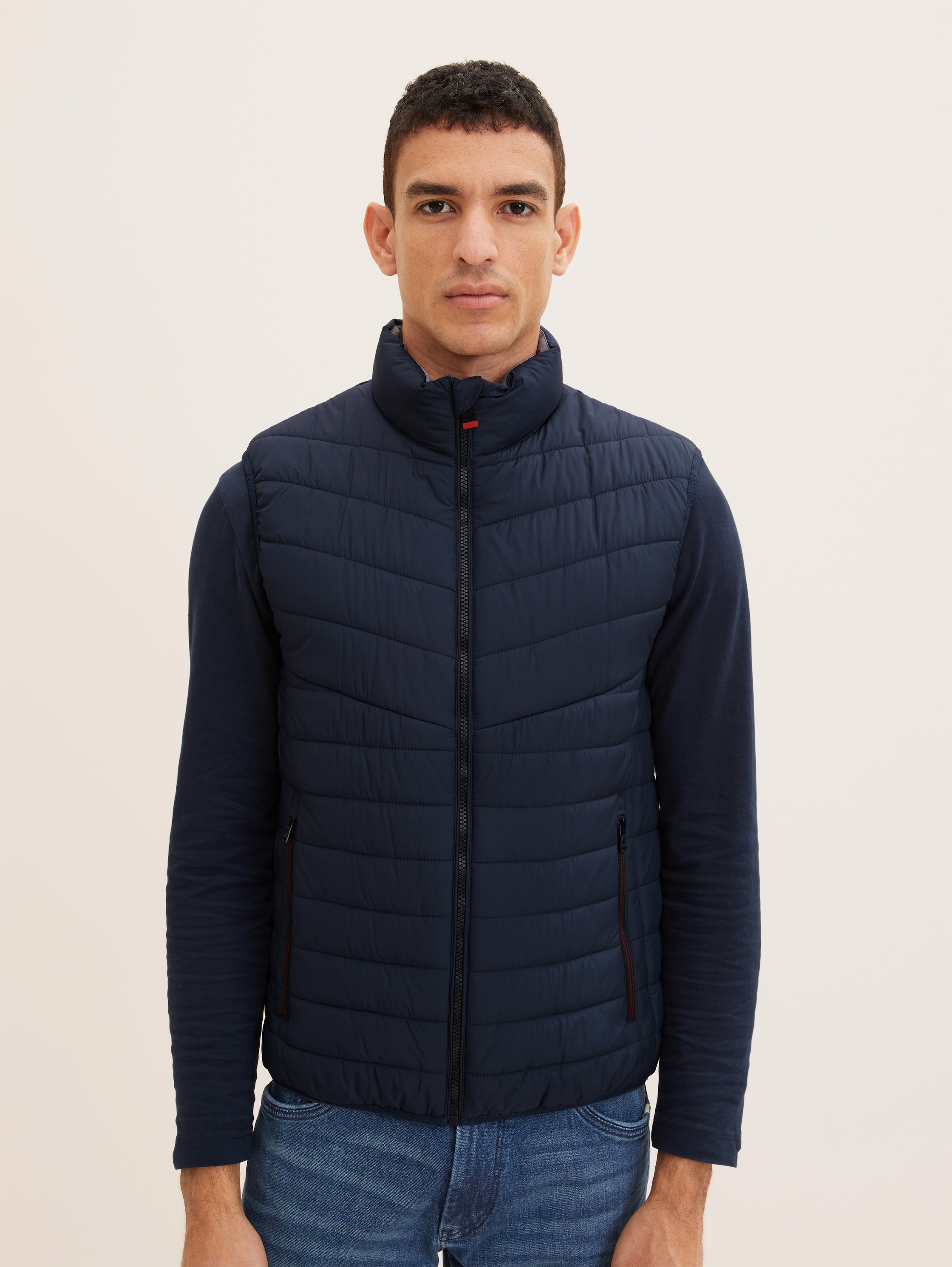 

Утепленный жилет мужской TOM TAILOR 1034034 синий 2XL, 1034034