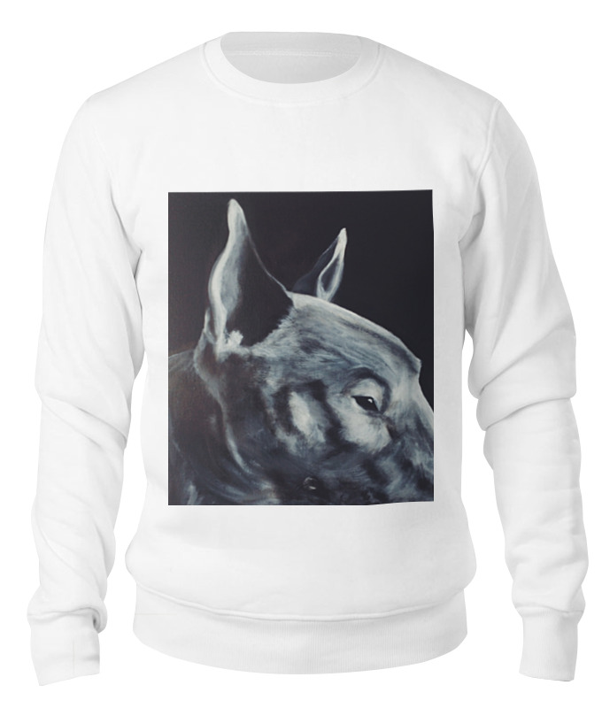 

Свитшот унисекс Printio Bull terrier белый M, Bull terrier