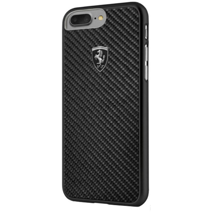 

Чехол cg mobile ferrari heritage real carbon hard для iphone 7 plus/8 plus, черный, Heritage Real Carbon Hard