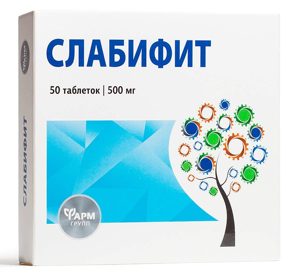 Слабительно средство Слабифит Фармгрупп таблетки 50 шт 315₽