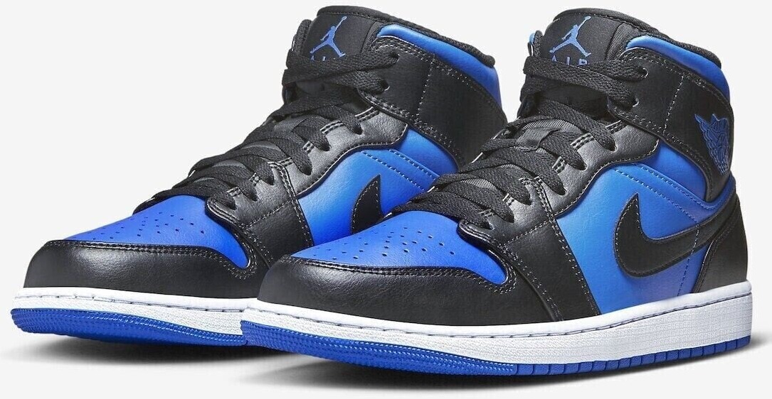 

Кеды мужские Nike Air Jordan 1 Mid черные 9 US, Черный, Air Jordan 1 Mid