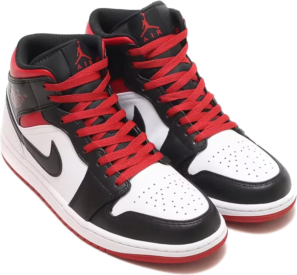 

Кеды мужские Nike Air Jordan 1 Mid черные 8.5 US, Черный, Air Jordan 1 Mid