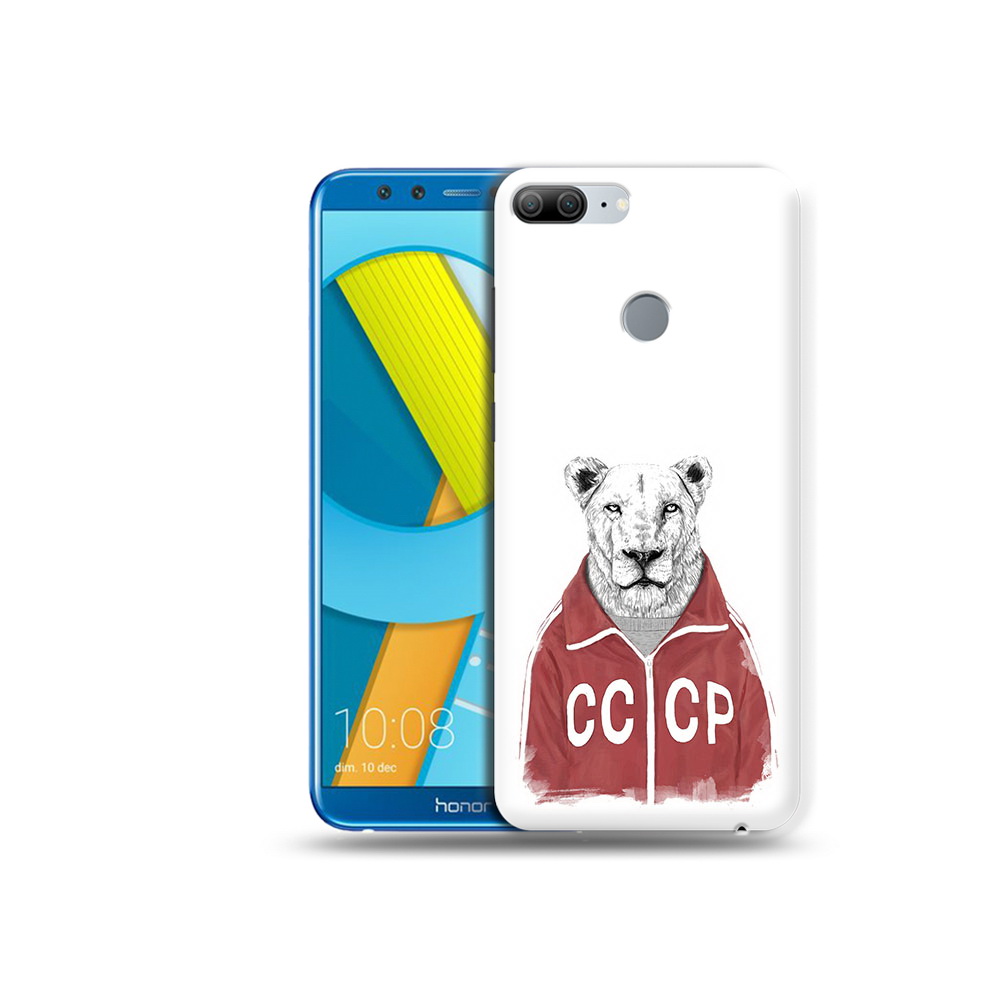 Чехол MyPads Tocco для Huawei Honor 9 Lite львица ссср (PT117118.56.450)