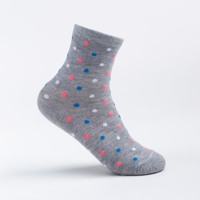 Носки детские, цвет серый, размер 18-20
