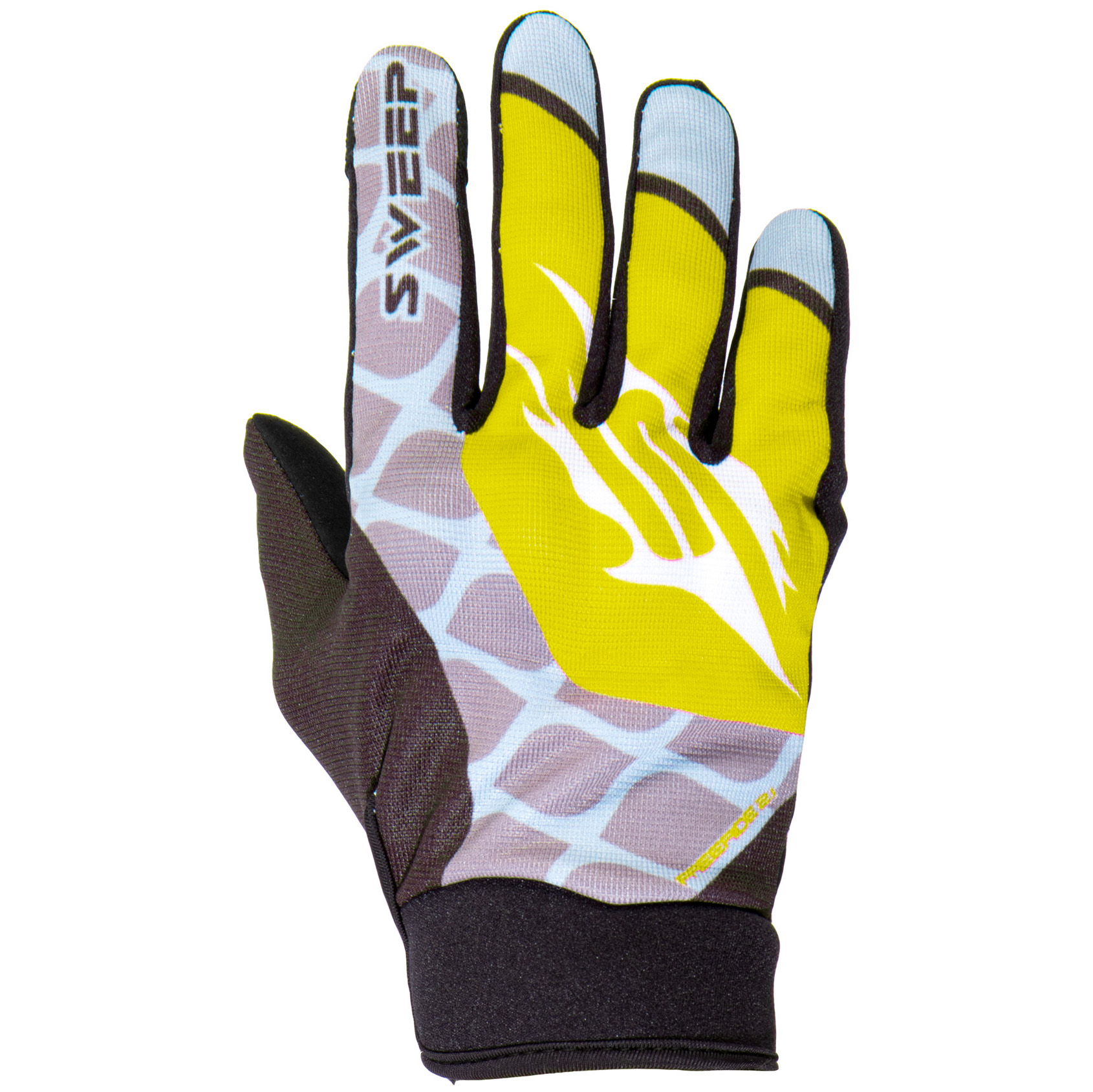 Мотоперчатки Sweep MX5 BlackYellow XL