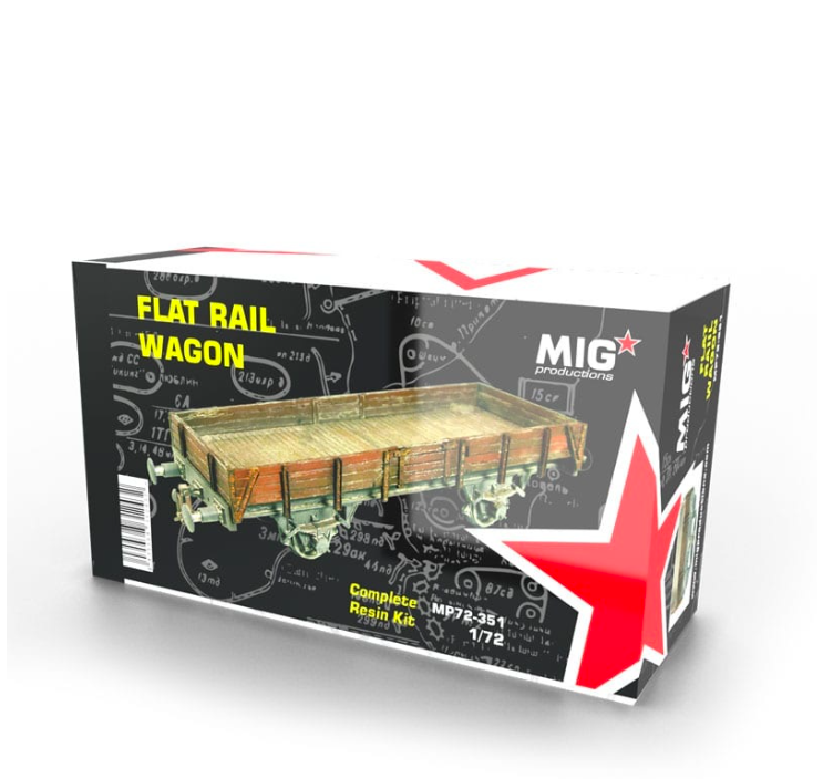 

MP72-351 Сборная модель из пластика FLAT RAIL WAGONRESIN KIT 1/72, 8435568312432
