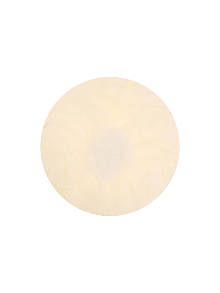 Шапочка для душа IRISK виниловая с кружевной каймой, 01 Бледно-желтая