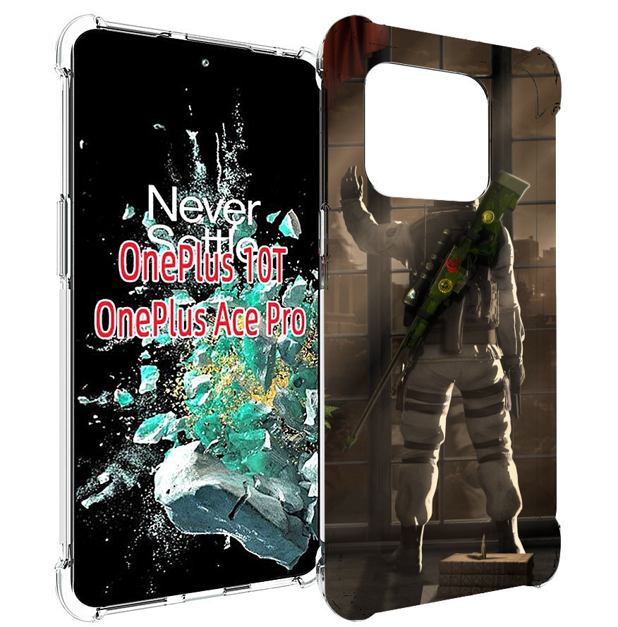 

Чехол MyPads Контр-Страйк-в-дыму для OnePlus 10T, Прозрачный, Tocco