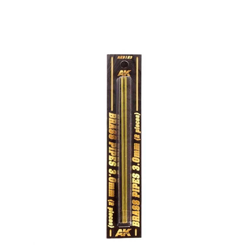

AK9123 Трубочка латунная BRASS PIPES 3,0mm, 2 units, 8435568307292