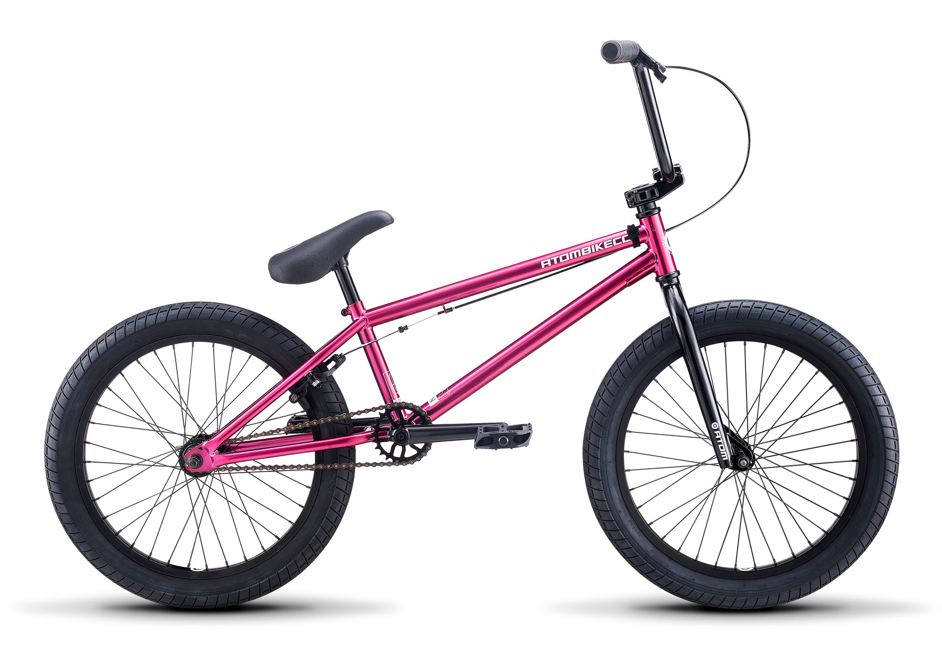фото Экстремальный велосипед atom ion, год 2022, цвет розовый, ростовка 20.5