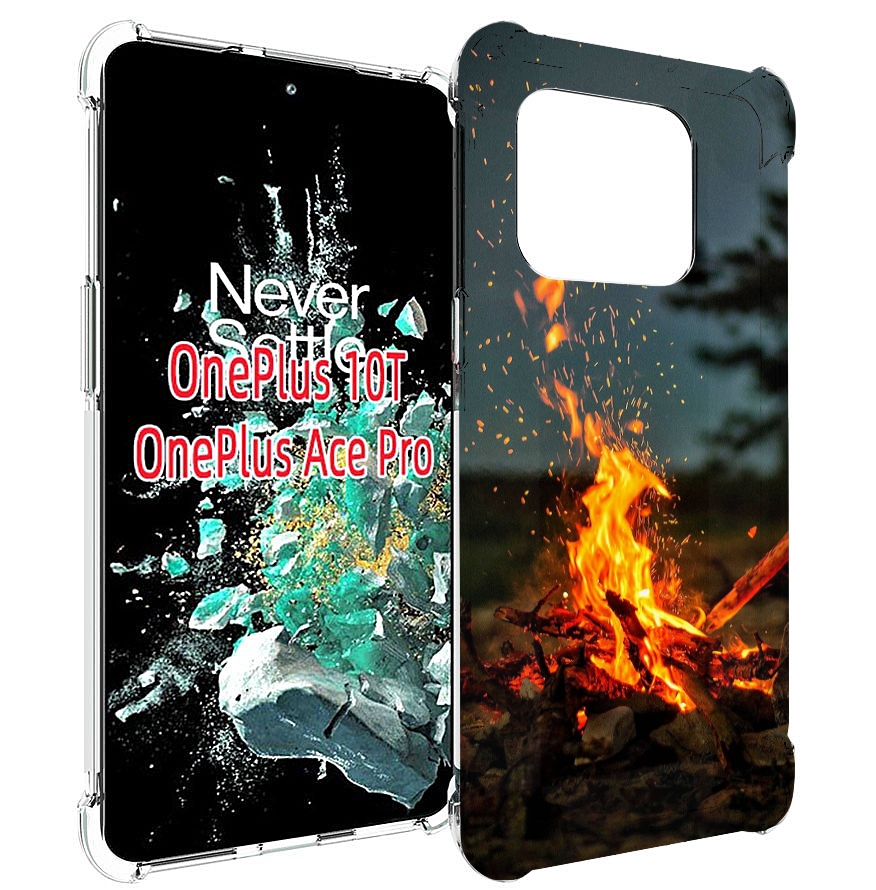 

Чехол MyPads Костер-ночное-небо для OnePlus 10T, Прозрачный, Tocco