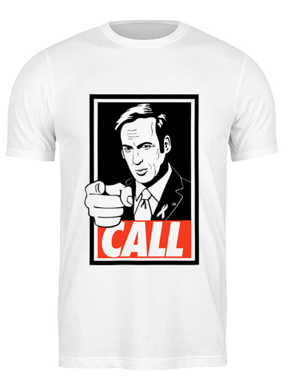 

Футболка мужская Printio Better call saul белая L, Белый, Better call saul