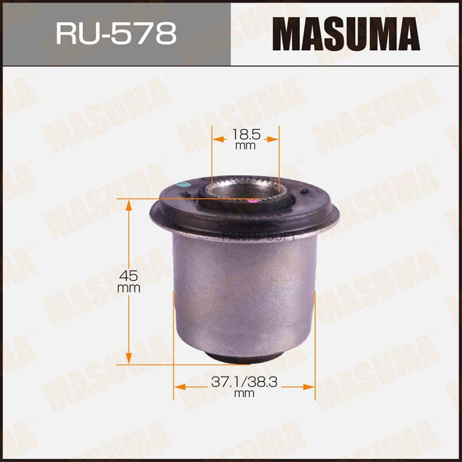 

MASUMA RU578 Сайлентблок MASUMA BIGHORN/ UBS2#, UBS7# front up
