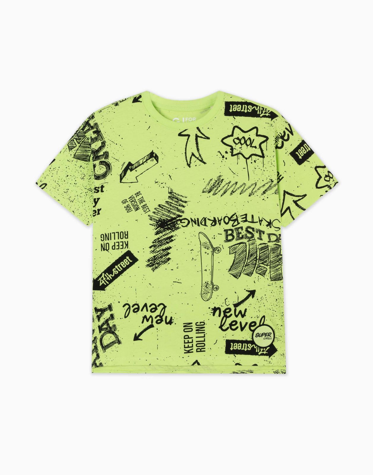 

Футболка для мальчика Gloria Jeans BKT013921 салатовый 2-4г/104, Зеленый, BKT013921