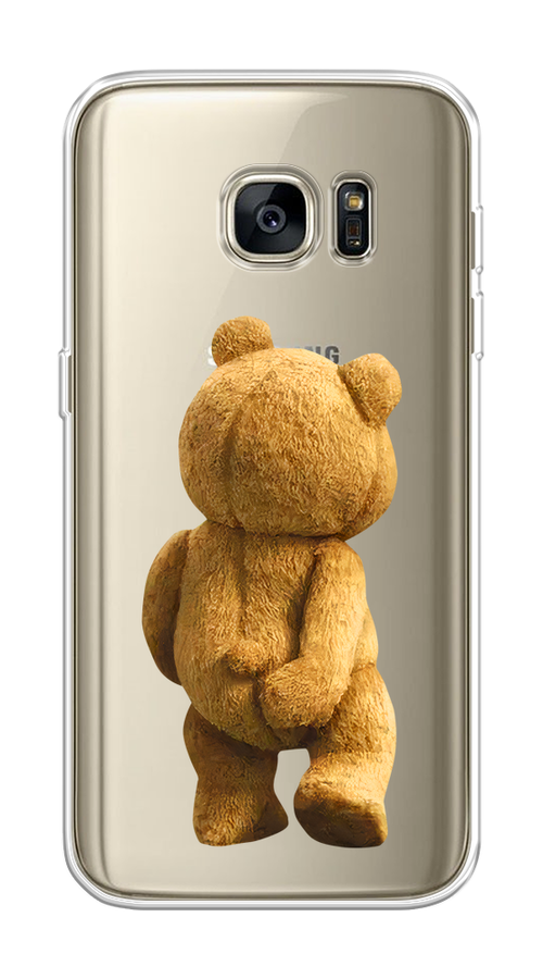 

Чехол на Samsung Galaxy S7 "Медвежья спина", Коричневый;прозрачный, 24550-1