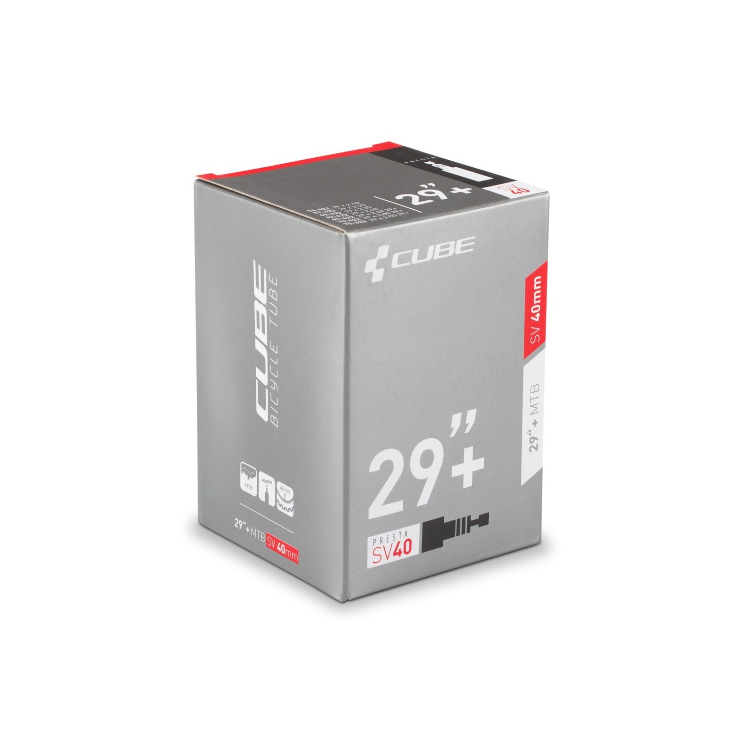 фото Cube камера cube mtb 29x2.1-3.0 presta (13566), цвет черный