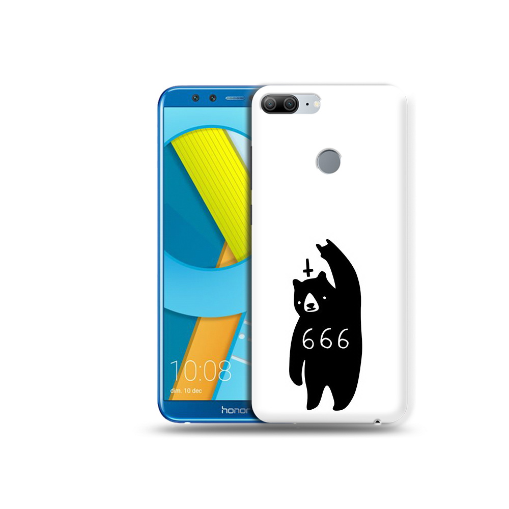 

Чехол MyPads Tocco для Huawei Honor 9 Lite медведь 666 (PT117118.56.462), Прозрачный, Tocco
