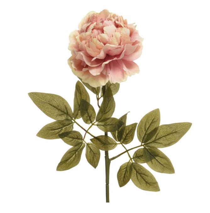 

Искусственный пион Everlands розовый 72 см